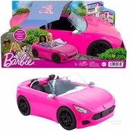 Pink Barbie Doll Car with Rolling Wheels 2 Seater Sports Car Mattel