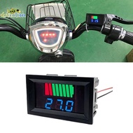 [DelicationS] Car Battery Charge Level Indicator 12V 24V 36V 48V 60V  Capacity Meter Tester Blue Dis