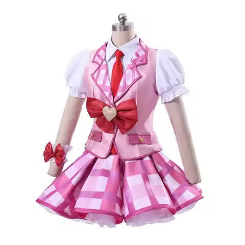 Aikatsu Hoshimiya Ichigo Academy Uniform Cosplay Costume For Women Halloween Anime RolePlay Full Set