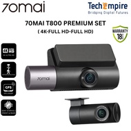 [New Launch] 70mai T800 Dashcam | 3 Channel | Dual 4K HDR | 4G GPS & AI Parking Surveillance