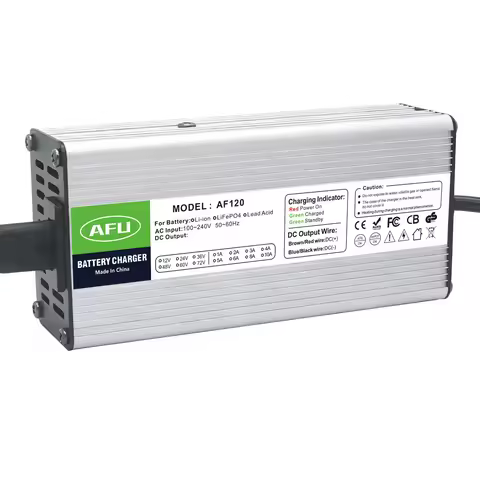 54.75V 2A LiFePO4 Battery Charger Usd For 15S 48V Fast Charger LiFePO4 Battery Silent Fast Charger