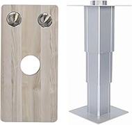 HOLGVE Functional RV Foldable Car Table, RV Dinette Table, RV Folding Table Lifting Legs, 16x31in Mu