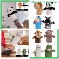 [Sharprepublic1] Animal Hand Puppets with Movable Mouth, Kids Puppets Educational Toys for Telling Play Ages 2+ Kids