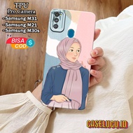 HP Casing Samsung Galaxy M31hp M21/ M30s/ M31/ Prime Fashion Case Hijab Case Samsung Galaxy M31hp M2