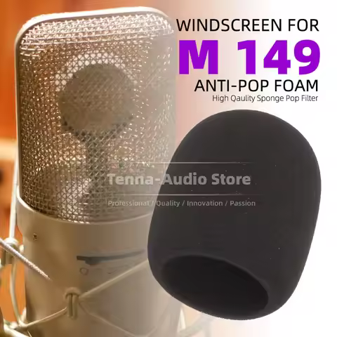 SnapVox Compatible With Neumann M149 Tube M 149 Foam Microphone Windscreen Pop Shield Filter Windshi
