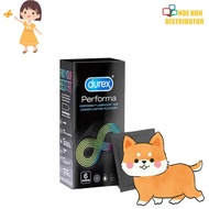 Durex Perfoa with Grith Close-fit Condoms 6pc Kondom Tahan Lama Extra Time Delay Prolong