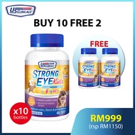 [BUY 10 FREE 2] 12 boxes US Clinicals Strong Eye Kids 60s 新加坡儿童强眼力防蓝光视力退化叶黄素咀嚼片 *Lutein, Vitamin A*