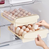 Egg Storage Box Egg Tray Egg Rack Egg Double Layer Stackable Egg Box Storage Box Boxed Drawer Storag
