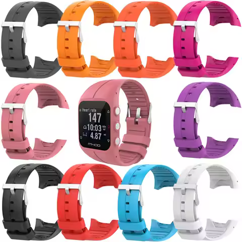 20pcs Silicone Replace Watch Strap For Polar M400 M430 GPS Running Smart Watchband Wrist Band For Po