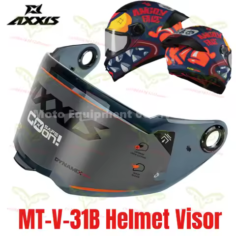 Original Motorcycle Helmet Visor Shield MT-V-31B Helmet Visor AXXIS Helmet Glass Replace Lenses Capa