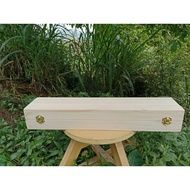 Wooden storage box 45, 7.5, 5 cm