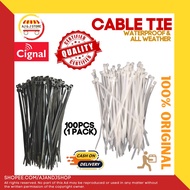 Cignal Cable Tie - Standard (100pcs - 1 pack) + FREE FACEMASK