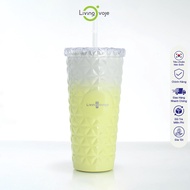 Ly nước giữ nhiệt có ống hút LivingOn LivingOvoje 700ml - Straw Cold Cup - SY-064
