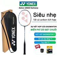 YONEX ASTROX 100zz fully manual carbon badminton racket pre-strung 9-11kg 4U with free handle and ra