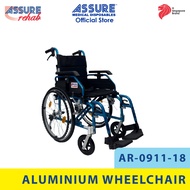 ASSURE REHAB 18" Lightweight Aluminium Detachable Wheelchair