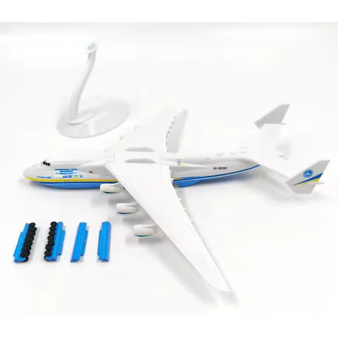 1/400 Scale Antonov AN-225 AN225 Transport Aircraft Alloy Simulation Model Collection Ornament