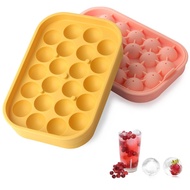 Elastic Silicone Ice Mold 22 Ice Balls with Lid, BPA-Free Ice Mold for Freezing Ice Cubes USD0