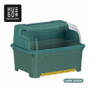 Hugo Medan Rak Penyimpanan Alat Makan Rak Piring Tirisan Air Dapur Multifungsi Premium