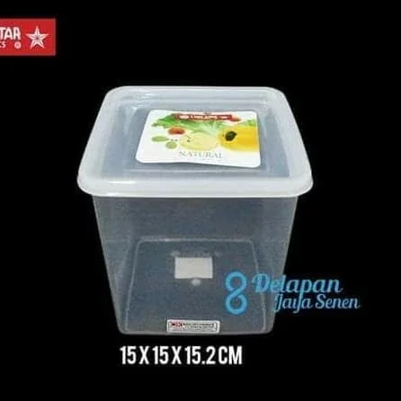 Sealware Kotak Makanan Lion Star 15x15x15CM Tempat Makanan Snack Cemilan Kue Kering Permen Biskuit B