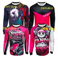 ℗❡Food Panda Jersey Racing Bike Sportswear Motorcycle Long Sleeves Shirts