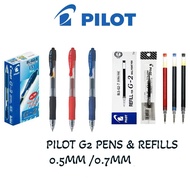 Pilot G2 Retractable Gel Pen G2 Refill G2 Ink Pen Rollerball Pen (Black/Blue/Red)