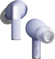 Sudio A1 Pro Wireless Earbuds with Bluetooth 5.3, Microphones, 30h Playtime, IPX4 Splash Proof, Multi-Point Bluetooth Connection (Purple)