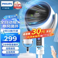 飞利浦（PHILIPS）空气循环扇电风扇落地扇家用遥控电扇3D自动摇头轻音节能小型风扇台地两用对流换气扇 ACR2242CFD