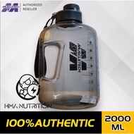 MuscleTech Large BPA Free Water Bottle (2.2 Litre.) with Handle Portable Outdoor Sports Gym Fitness Bottle,Water Bottle