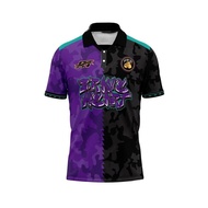 JTT LIGHTNING Jersey Baju Lelaki Men Collar Shirt Berkolar Baju Lelaki ORANGE Sublimation 3d Shirt