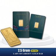 999.9 PAMP Suisse Lady of Liberty Limited Edition 2.5g Gold Bar