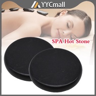 2Pcs Hot Stone Massage Set 8*8cm SPA Hot Stone SPA Hot Stone Natural Energy Massage Stone