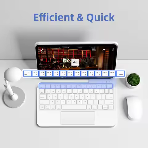 GOOJODOQ Magic Keyboard for iPad Pro 11 2024 Air 4 Air 5 Air 6 for iPad 12.9 10th Generation 6th 5th