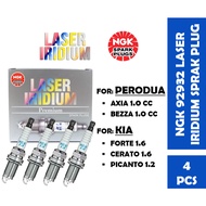 【100% ORIGINAL】NGK 92932 Laser Iridium Spark Plug For Axia/ Bezza 1.0/ Kia Forte/ Picanto/ Cerato