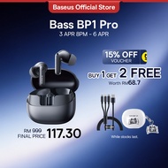 【Free Gifts】Baseus BP1 Pro ANC Wireless Earphone -50dB Noise Reducton Hi-Res Bluetooth 6.0 IPX55 Wat