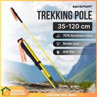 TaffSPORT Folding Hiking Stick Trekking Pole Aluminum 7075 120cm - 7075