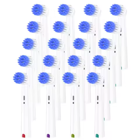 Compatible with Oral B Electric Toothbrush Replacement Toothbrush Brush Heads, Soft Toothbrush Head 