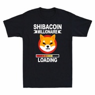 Shiba Coin The Millionaire Loading Token Coin Shiba Inu Novelty Men'S T-Shirt