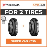 2pcs YOKOHAMA 195R14 8P Y356 SUPERVAN Car Tires