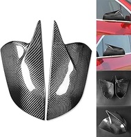 FINMOKAL Real Carbon Fiber Car Side Mirror Cover Caps Sticker for Tesla Model 3 2016-2022