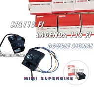 SRL115 FI 115FI HANDLE SWITCH DOUBLE SIGNAL + ON-OFF LIGHT LAGENDA115 BUTTON SUIS LAMPU HEAD LAMP LE