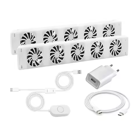 3Fan/5 Fan Intelligent Cooling Fans For Home Heating Radiator Airflow 30/50CFM 51m³/h 85m³/h Sustain