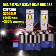 2PCS D2S LED Bulb D1S D1R D3S D5S D2R D4R D4S D8S Canbus LED Headlight 70W 32000LM 6000K White Kit t