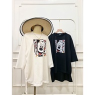 Wholesale (35 thousand x 6 pcs) Code 959 E Oversize Black & White Mickey Film T-Shirt