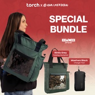 Torch Rintis Tote Bag Backpack Kuliah Artwork Spesial Hari Merdeka