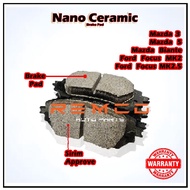 Remco Mazda 3 Brake Pad Mazda 3 BL BK Brake Pad Ford Focus MK2 Metallic Ceramic Front Rear Warranty