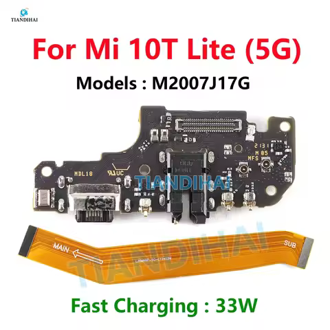 USB Charging Board Connector Plug For Xiaomi Mi 10T Lite 5G 10TLite Port Charger Dock Main Board SUB
