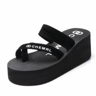 Live In Thailand Fast Delivery /01-Chamel Women's Fashion Flip-Flops Wedge Heels Foam Wedges Shoes W