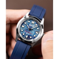 Seiko Mods Azure Meteora | Meteorite Watch 38mm Blue | Premium Custom Automatic NH35
