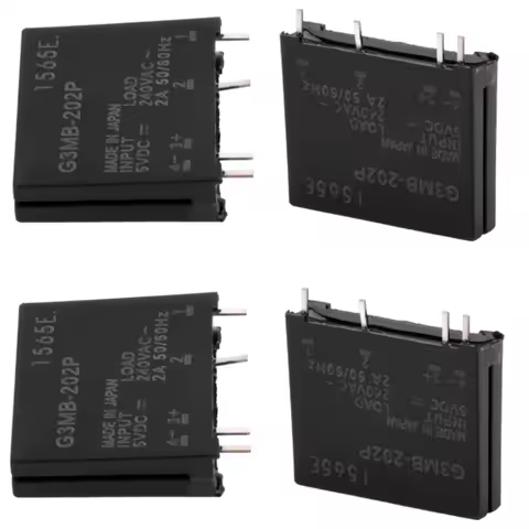 1/5PCS Relay Module 5V-G3MB-202P G3MB 202P DC-AC PCB SSR In 5V DC Out 240V AC 2A Solid State Relay M