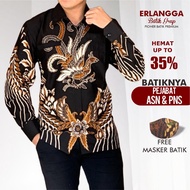 Baju Batik Pria Lengan Panjang Batik Hitam Pria Kemeja Batik Pria Populer Kemeja Batik Pria Modern H